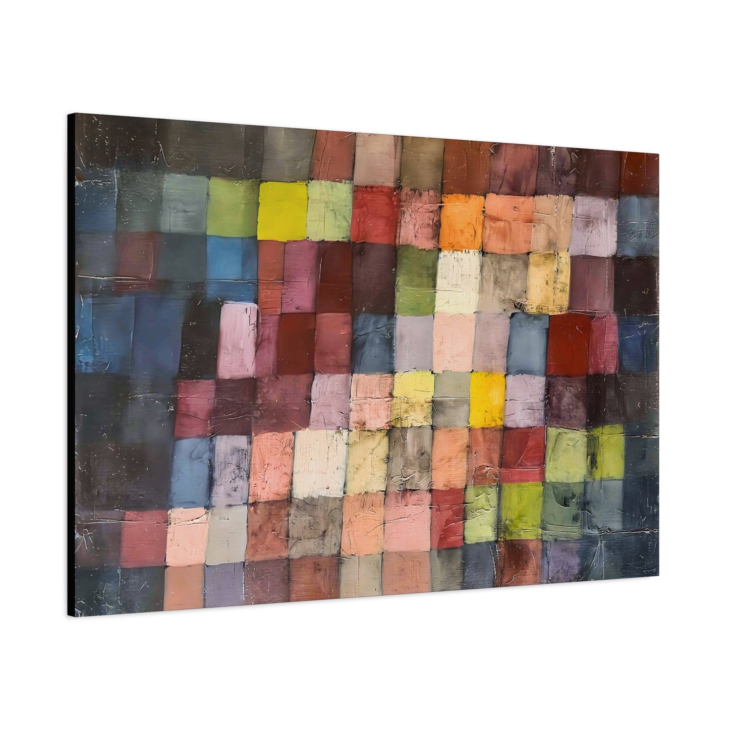 Ancient Sound (1925) by Paul Klee / Reproduction Fine Art sur Toile / Large Epaisseur 3.2 cm - 1.25 inch