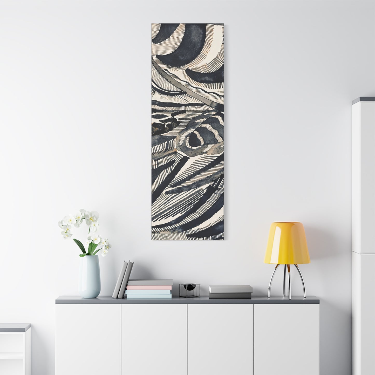 Landschaft (1918) by Otto Freundlich / Reproduction Fine Art sur Toile / Epaisseur 3.2 cm - 1.25 inch