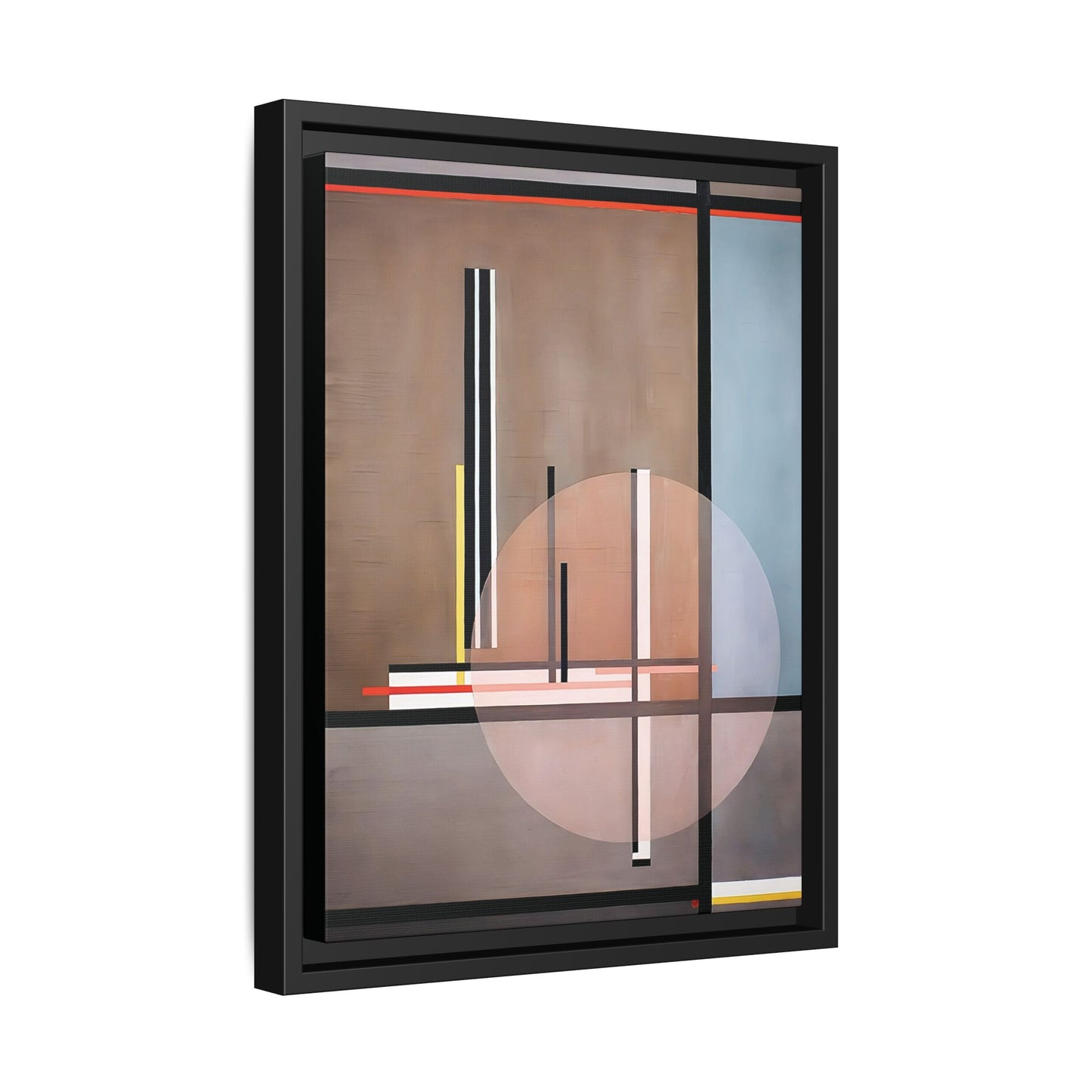 Lis (1922) by László Moholy-Nagy / Toile encadrée sur caisse américaine