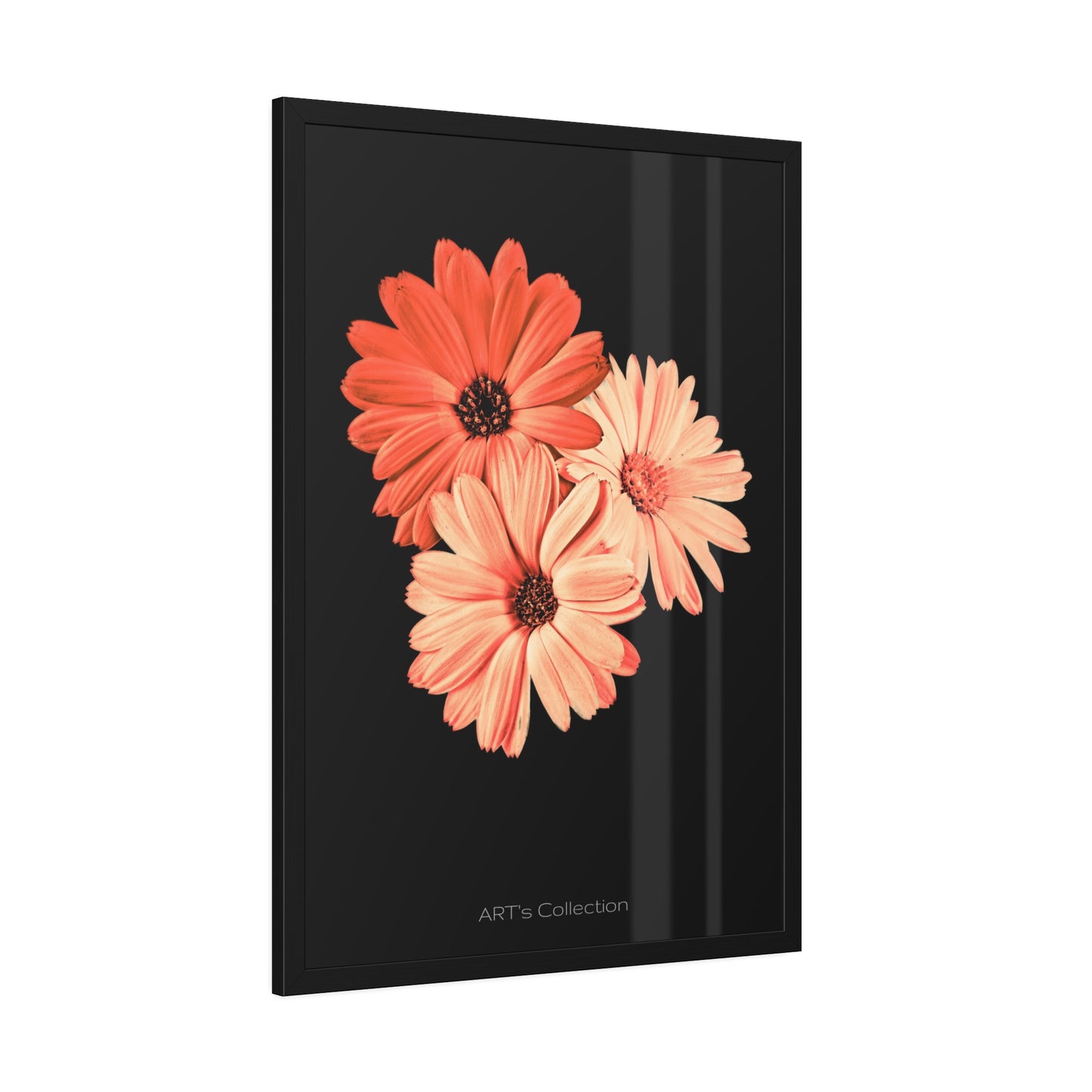 Collection Signature "FLORAL Numéro 6" sur Affiche Encadrée série ART's Collection