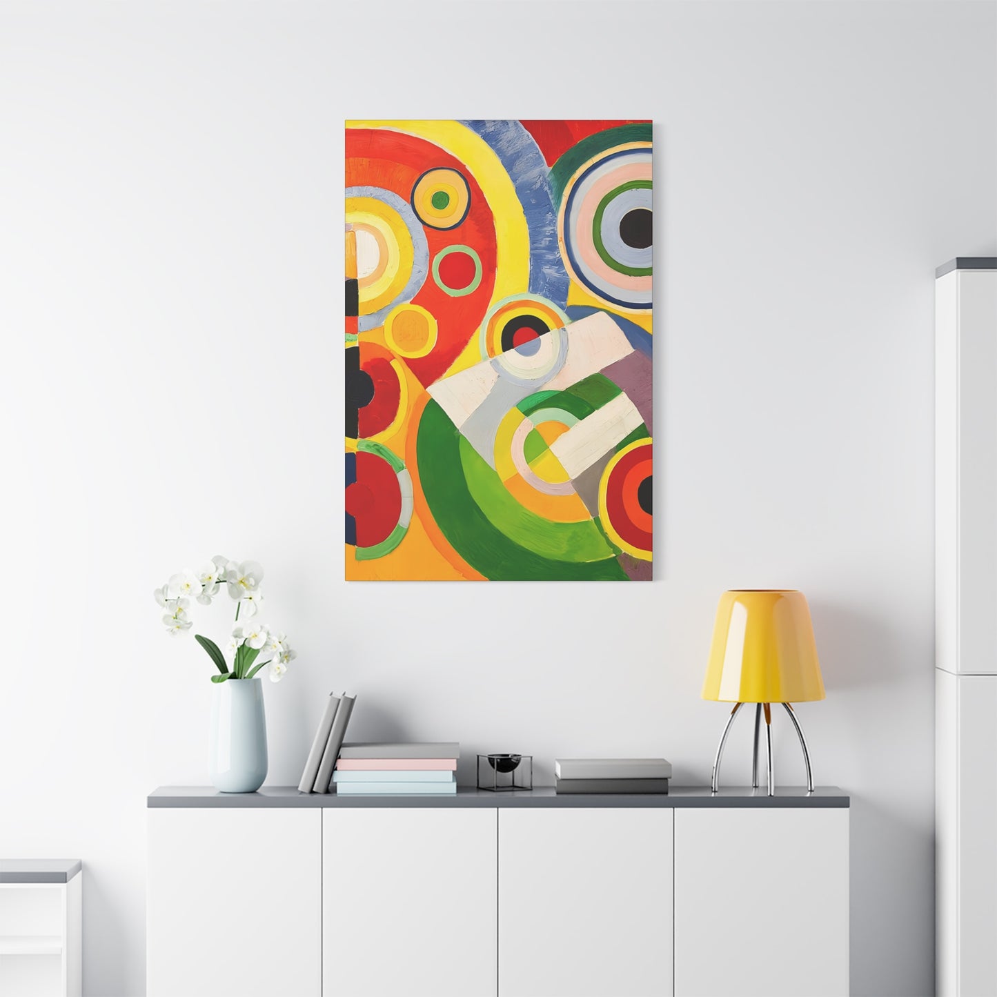 Rythme, Joie de vivre (1930) by Robert Delaunay / Reproduction Fine Art sur Toile / Large Epaisseur 3.2 cm - 1.25 inch