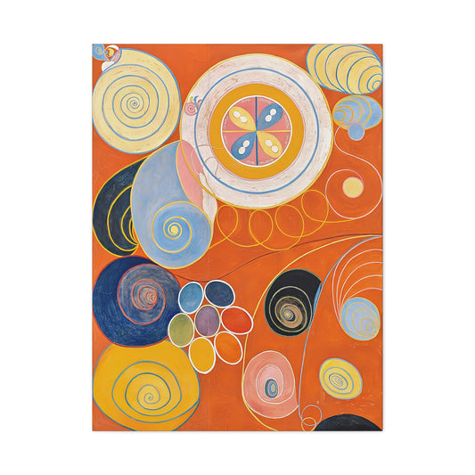 Group IV, No. 3. The Ten Largest, Youth (1907) by Hilma af Klint / Reproduction Fine Art sur Toile / Epaisseur 3.2 cm - 1.25 inch