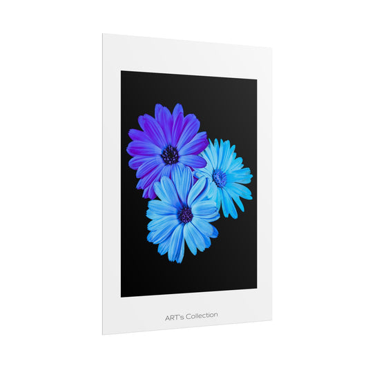 Collection Signature "FLORAL Numéro 2" sur Affiche imprimée - Série ART's Collection