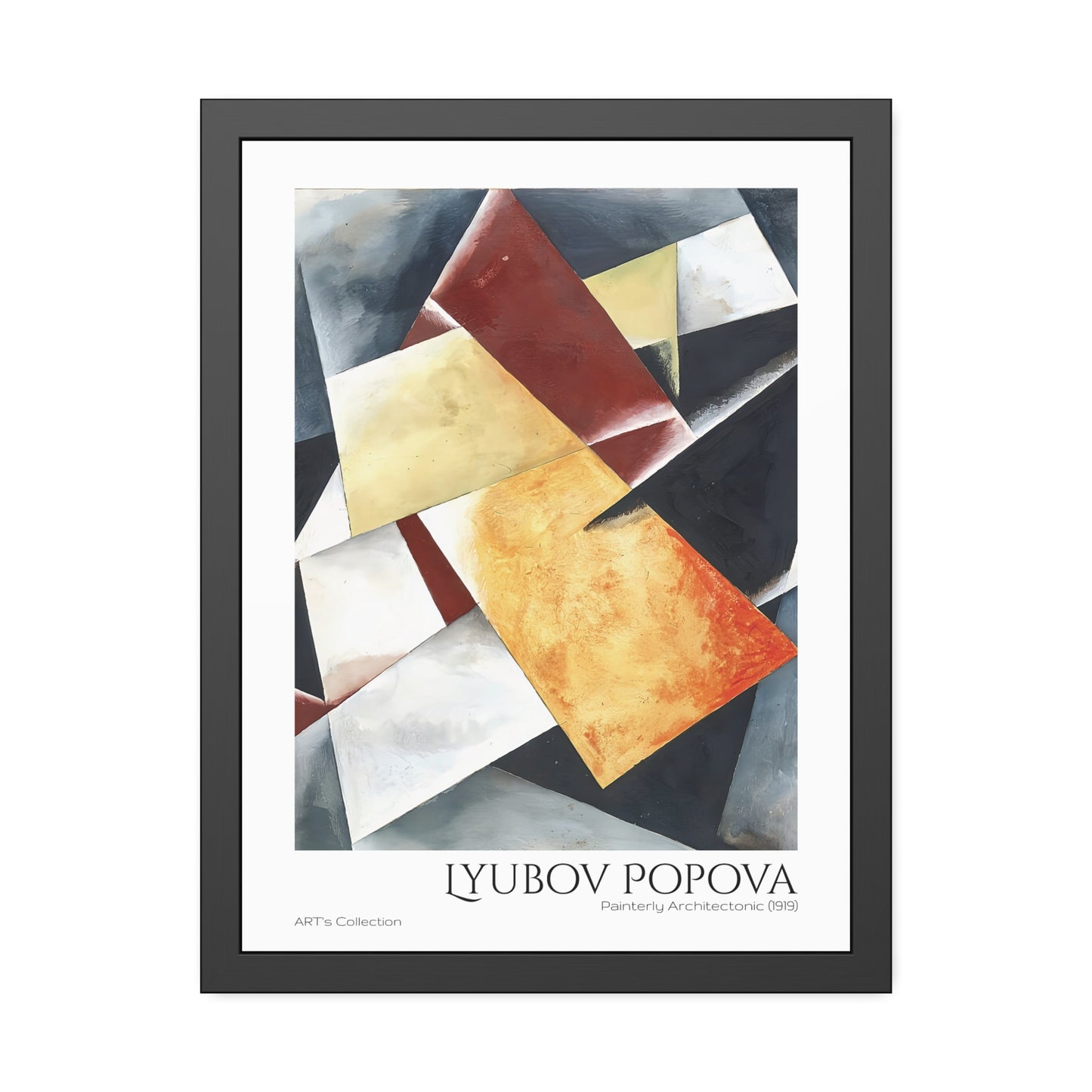 Painterly Architectonic (1919) by Lyubov Popova / Affiche Encadrée série ART's Collection