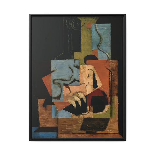 Composition (1919) by Louis Marcoussis / Toile encadrée sur caisse américaine