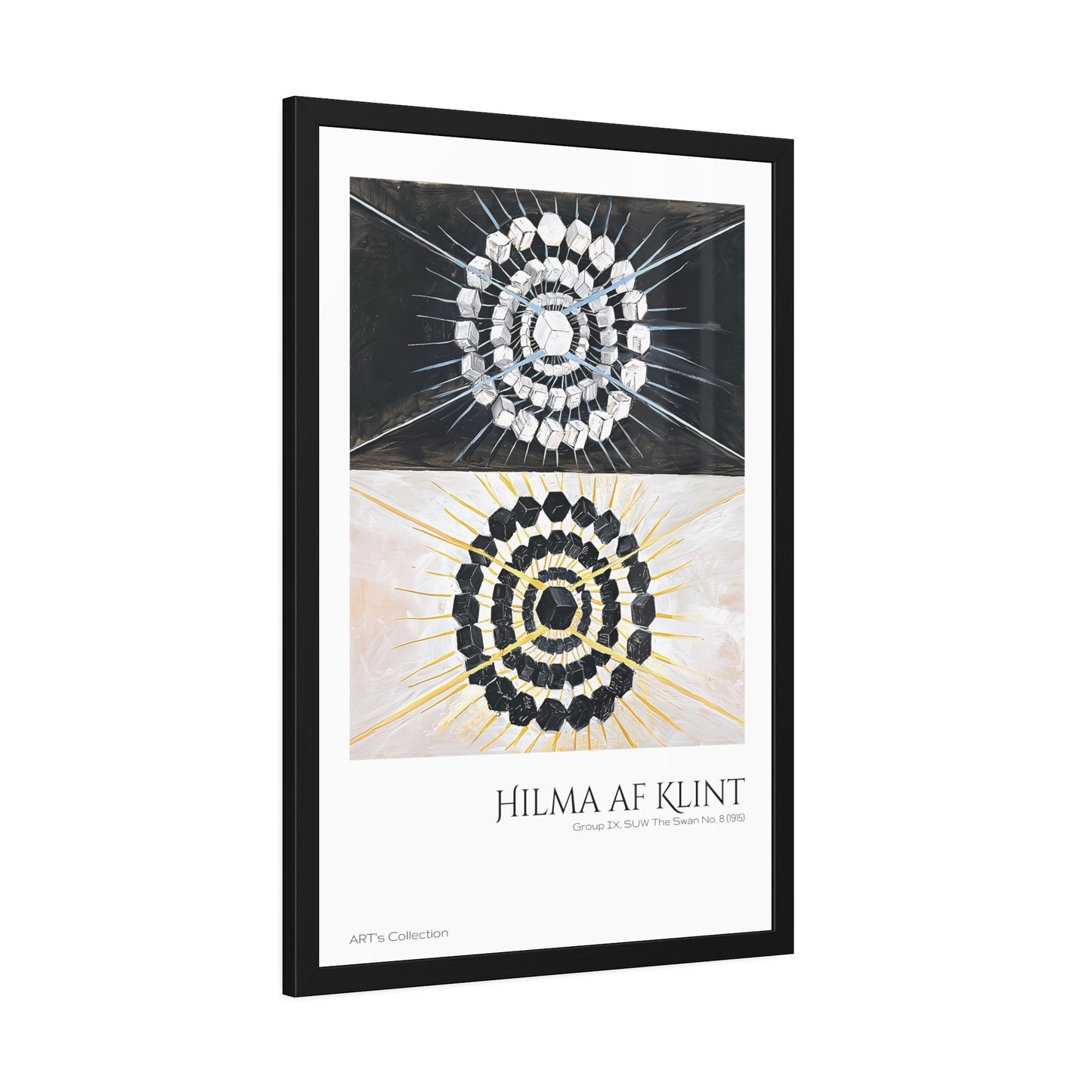 Group IX, SUW The Swan No. 8 (1915) by Hilma af Klint / Affiche Encadrée série ART's Collection