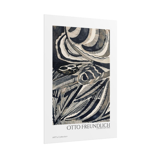 Landschaft (1918) by Otto Freundlich / Affiche imprimée - Série ART's Collection