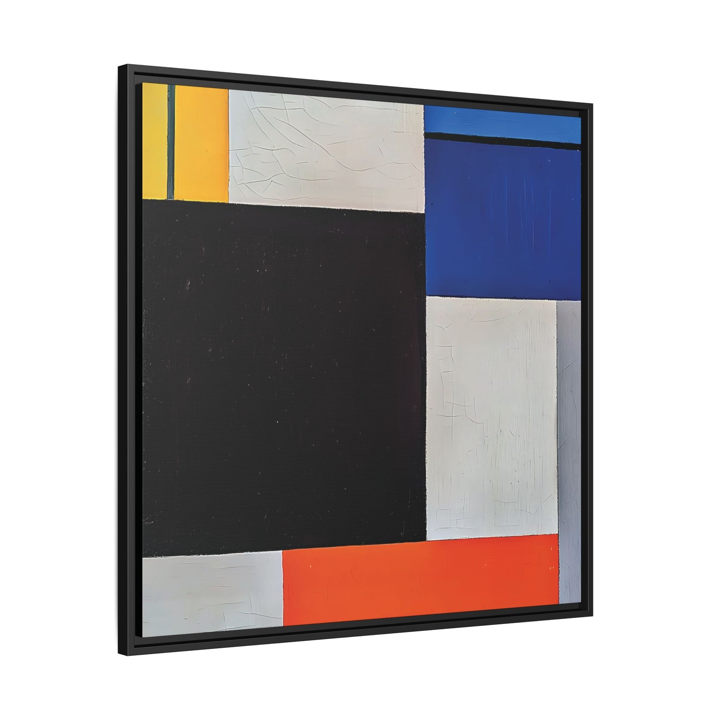 Composition XXI (1923) by Theo van Doesburg / Toile encadrée sur caisse américaine