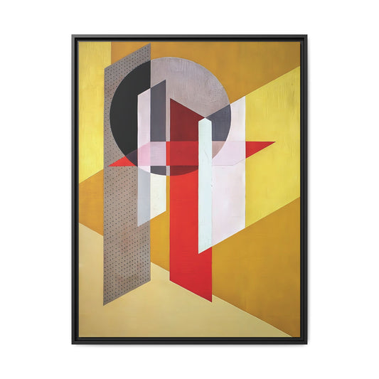 Z VII (1926) by László Moholy-Nagy / Toile encadrée sur caisse américaine