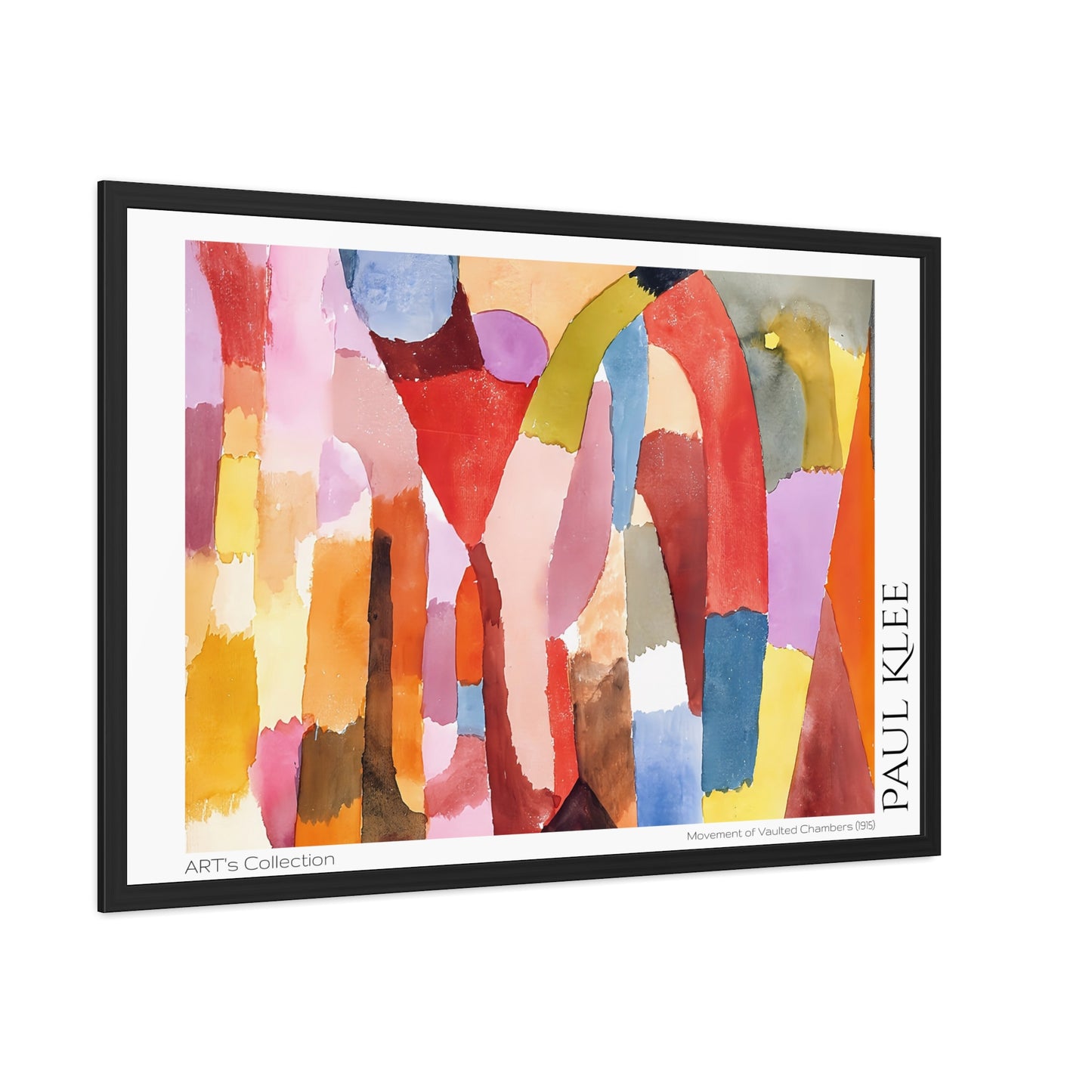 Movement of Vaulted Chambers (1915) by Paul Klee / Affiche Encadrée série ART's Collection