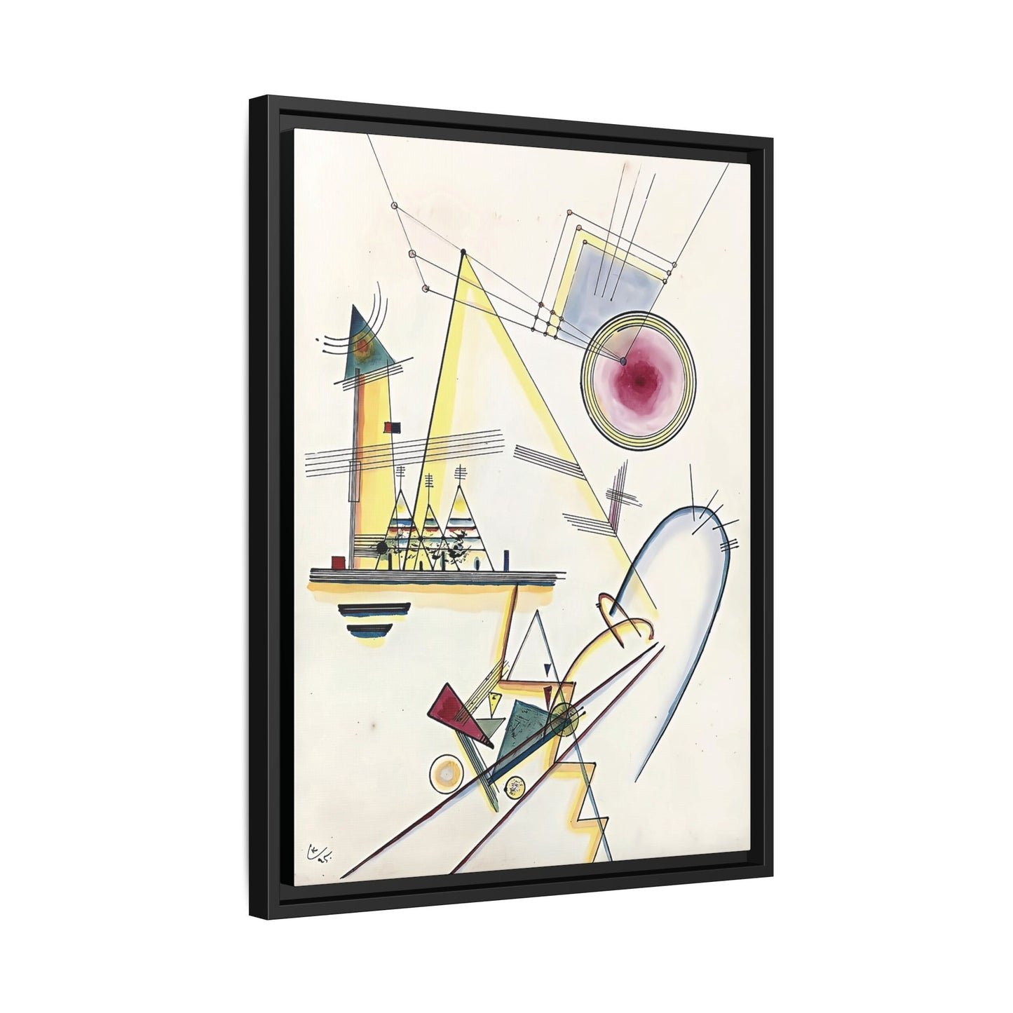 Wassily Kandinsky / Delicate Soul (1925) / Toile encadrée sur caisse américaine