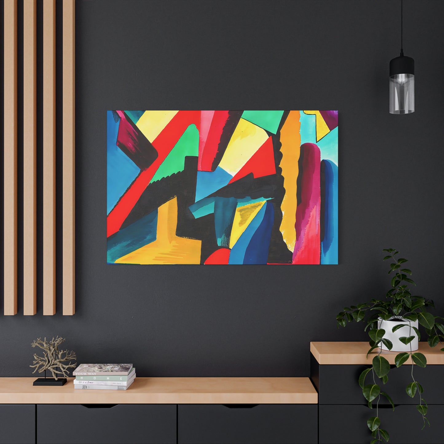 Ohne Titel II (around 1928) by Karl Wiener / Reproduction Fine Art sur Toile / Flanc Large Epaisseur 3.2 cm - 1.25 inch