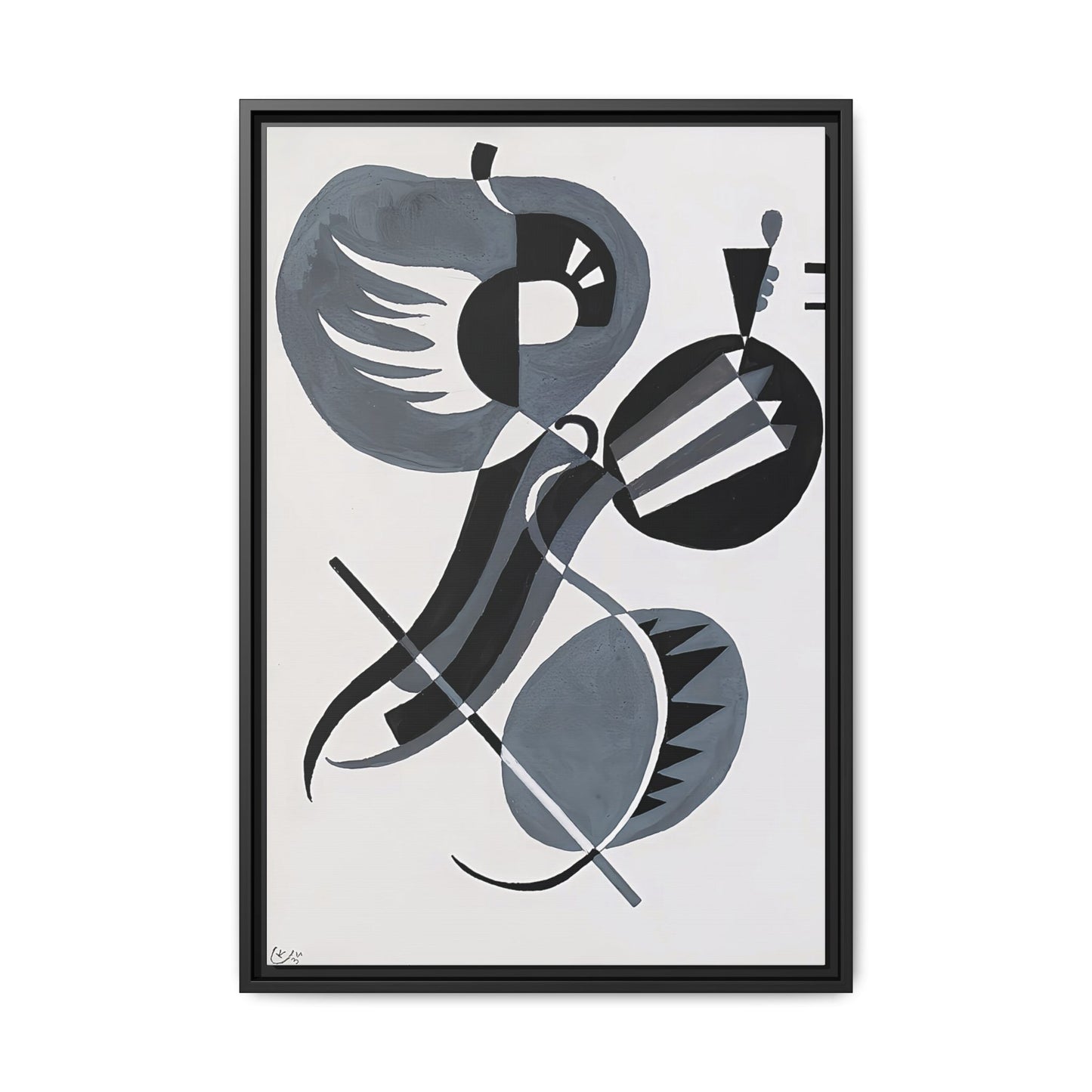 Wassily Kandinsky / No Title (1934) / Toile encadrée sur caisse américaine