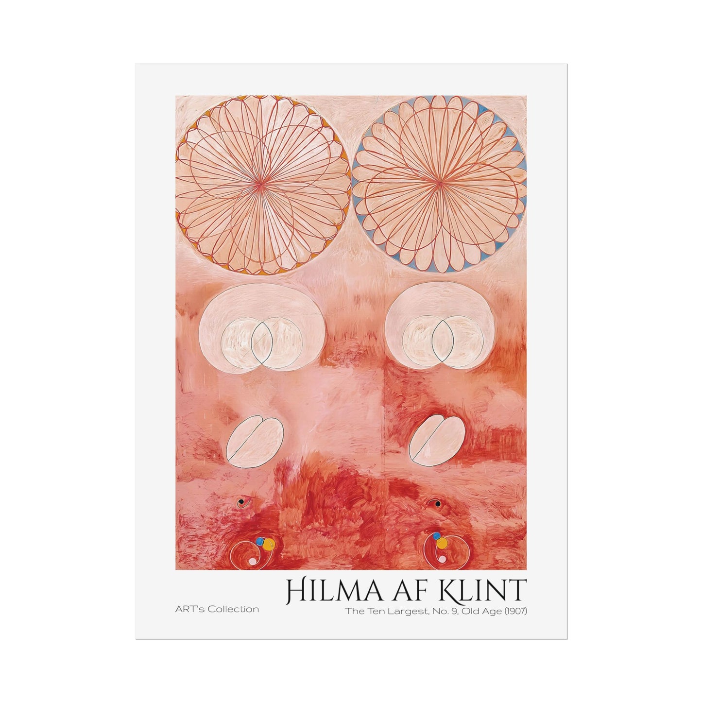 The Ten Largest, No. 9, Old Age (1907) by Hilma af Klint / Affiche imprimée - Série ART's Collection