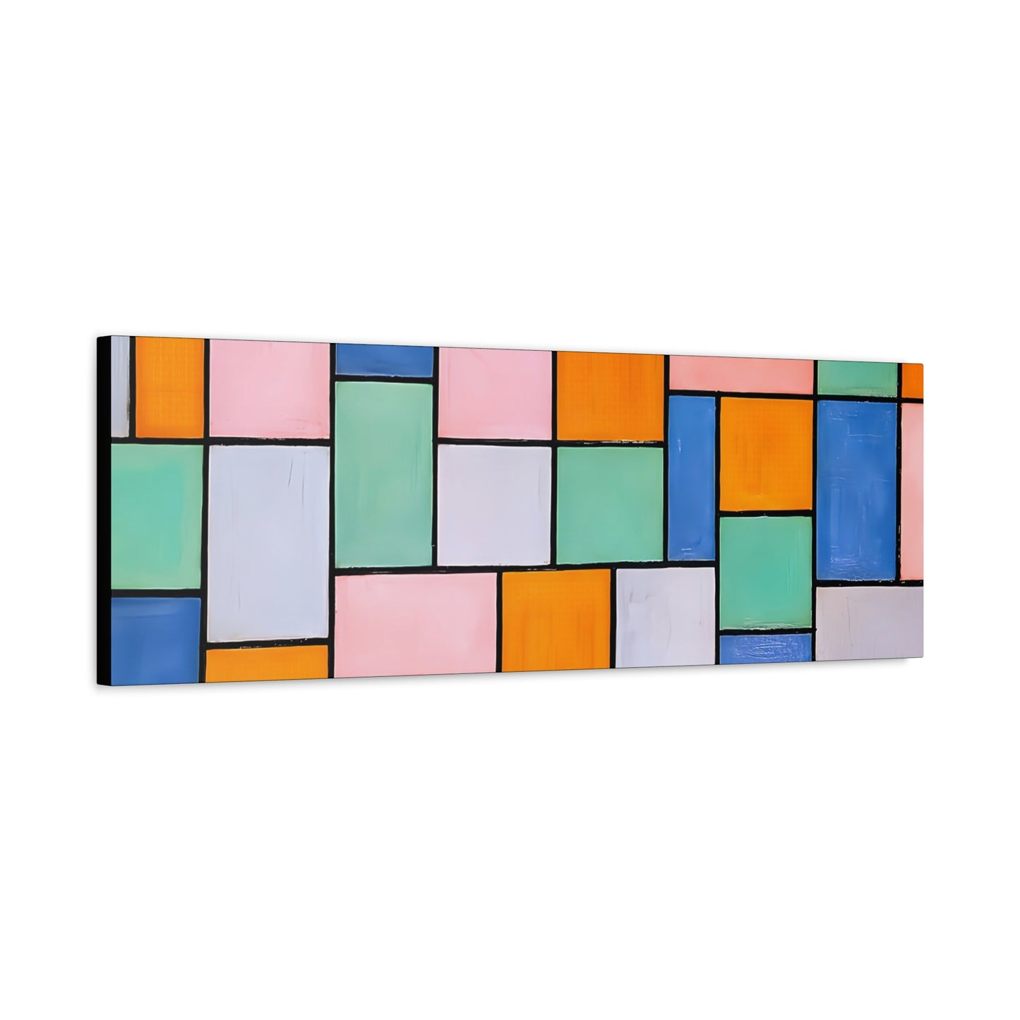 Composition in dissonances (1919) by Theo van Doesburg / Reproduction Fine Art sur Toile / Epaisseur 3.2 cm - 1.25 inch