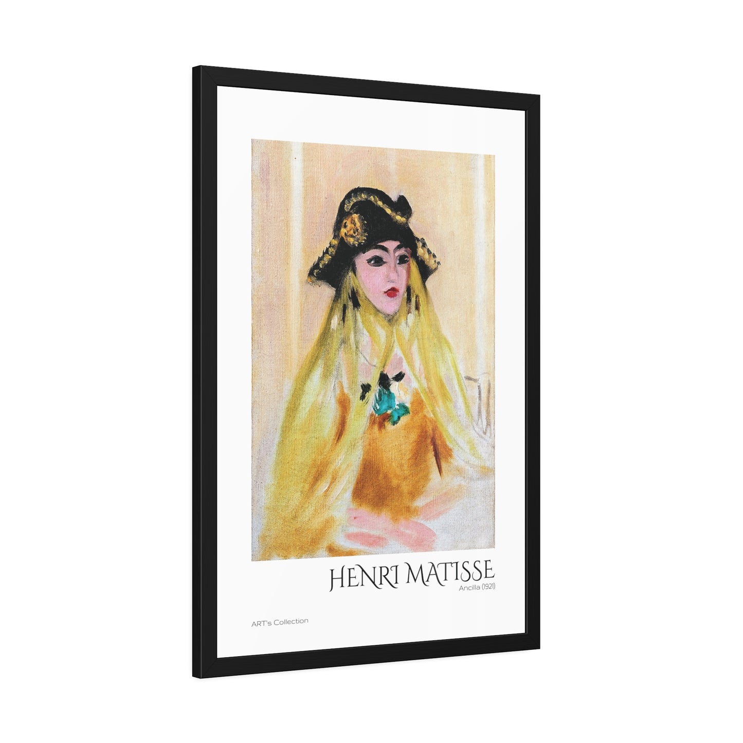 Ancilla (1921) by Henri Matisse / Affiche Encadrée série ART's Collection
