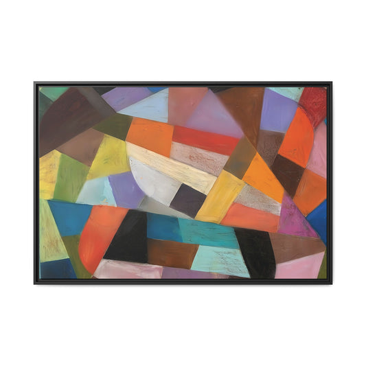 Untitled (1938) by Otto Freundlich / Toile encadrée sur caisse américaine