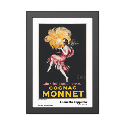 Cognac Monnet (1927)) by Leonetto Cappiello / Affiche Encadrée Série Vintage Ads Collection