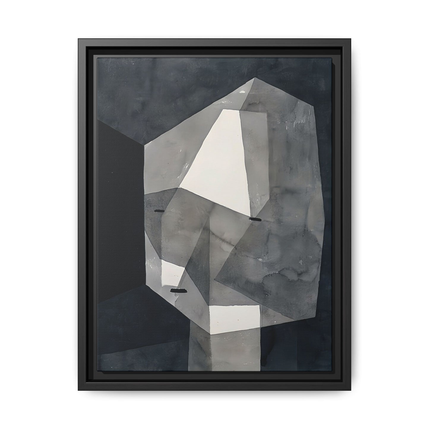 Rough-Cut Head (1935) by Paul Klee / Toile encadrée sur caisse américaine