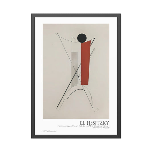 Kestnermappe Proun, Rob. Levnis and Chapman GmbH Hannover #3 (1923) El Lissitzky by El Lissitzky / Affiche Encadrée série ART's Collection
