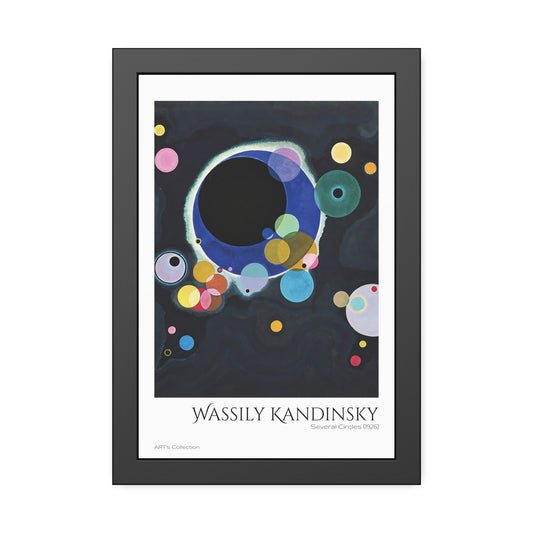 Several Circles (1926) by Wassily Kandinsky / Affiche Encadrée série ART's Collection