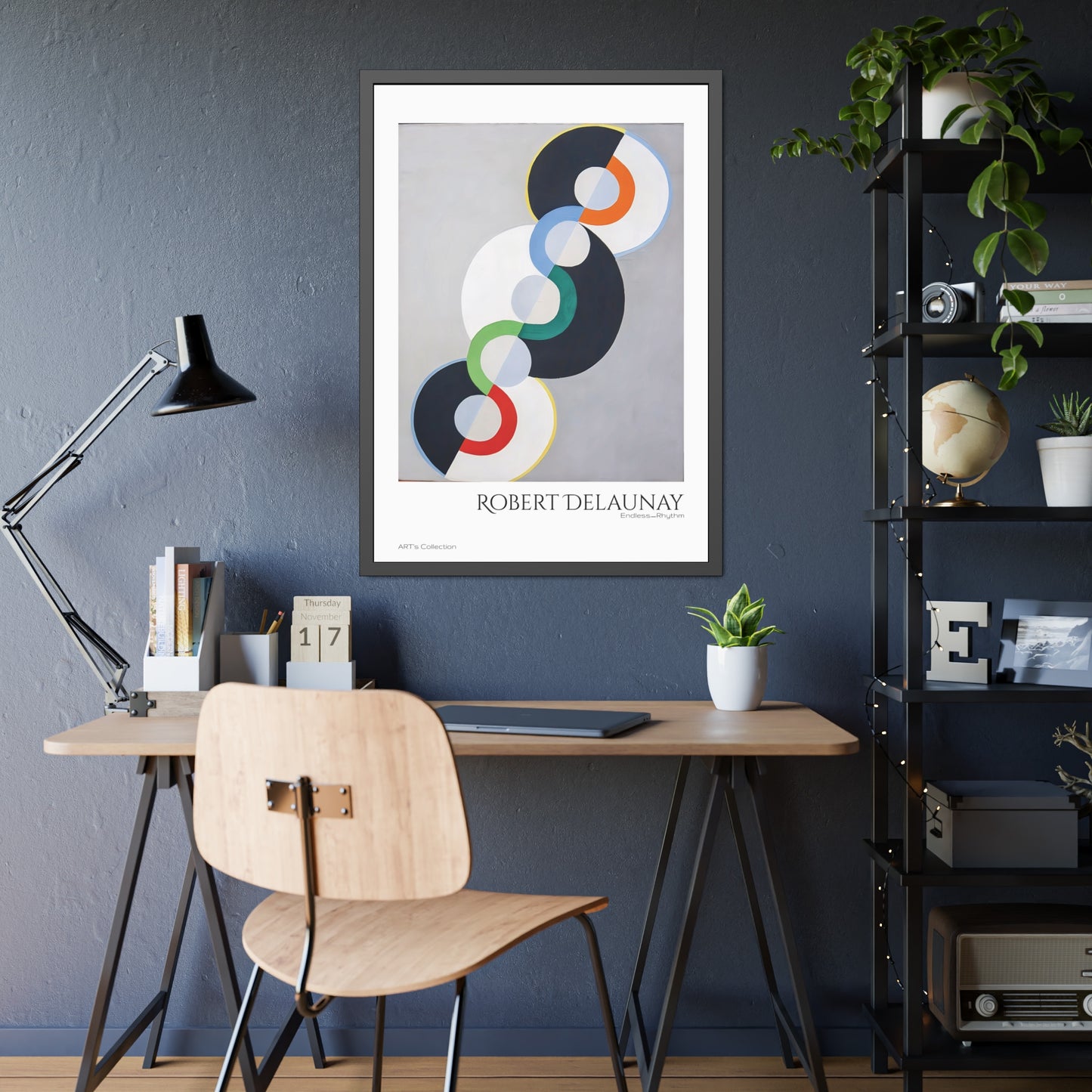 Endless_Rhythm by Robert Delaunay / Affiche Encadrée série ART's Collection