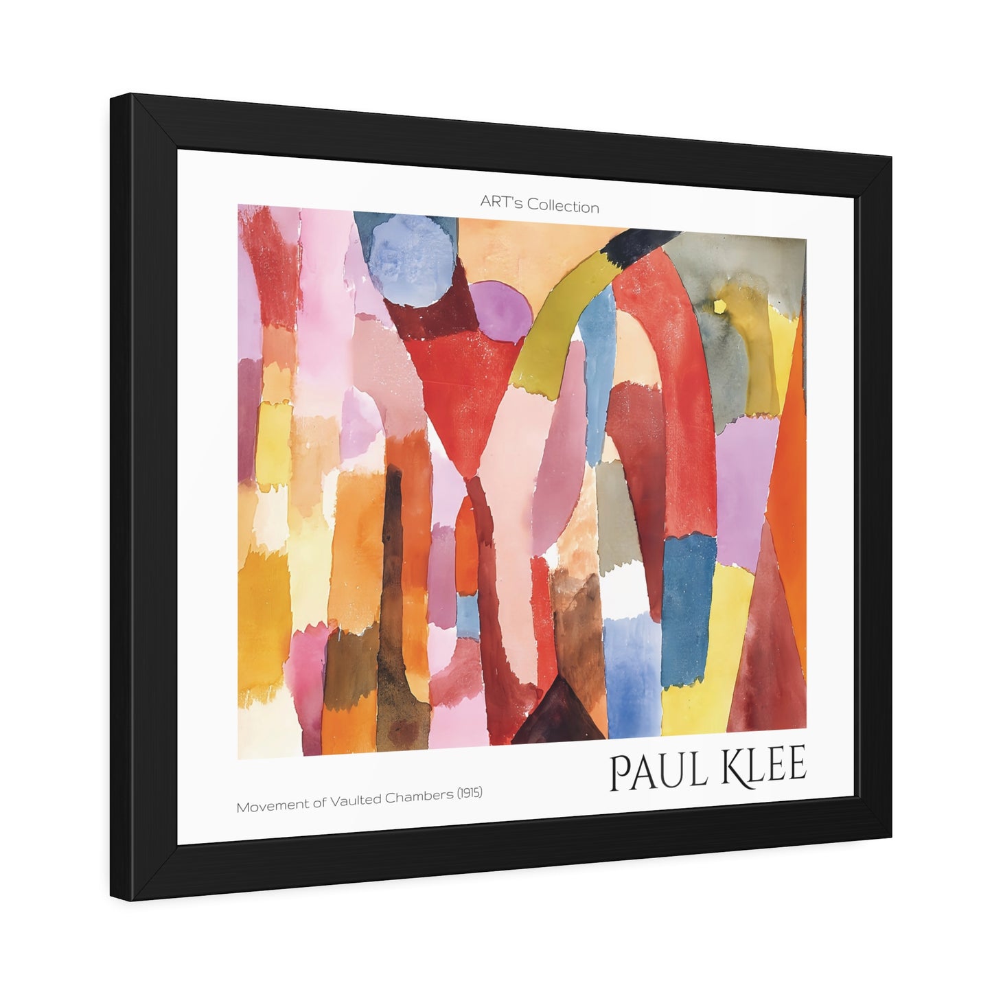 Movement of Vaulted Chambers (1915) by Paul Klee / Affiche Encadrée série ART's Collection