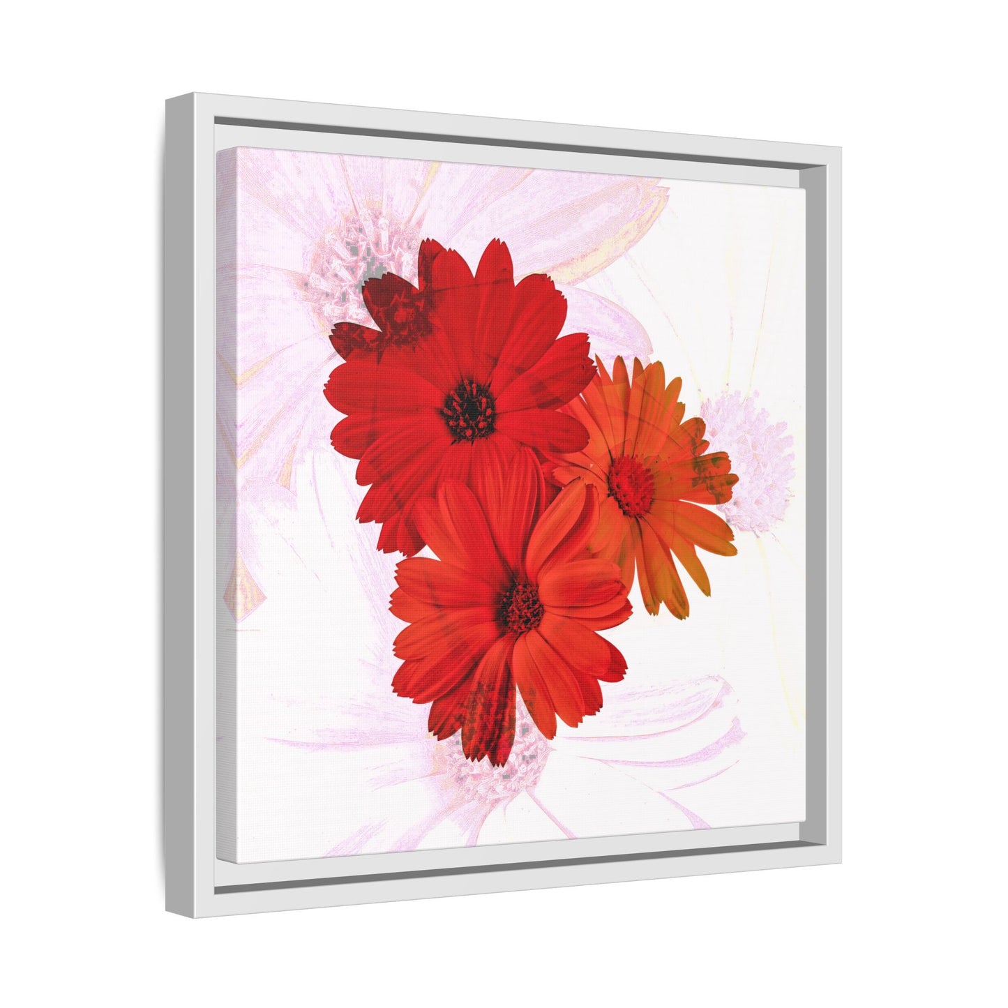 Collection Signature "FLORAL Numéro 20" sur Toile encadrée avec caisse américaine