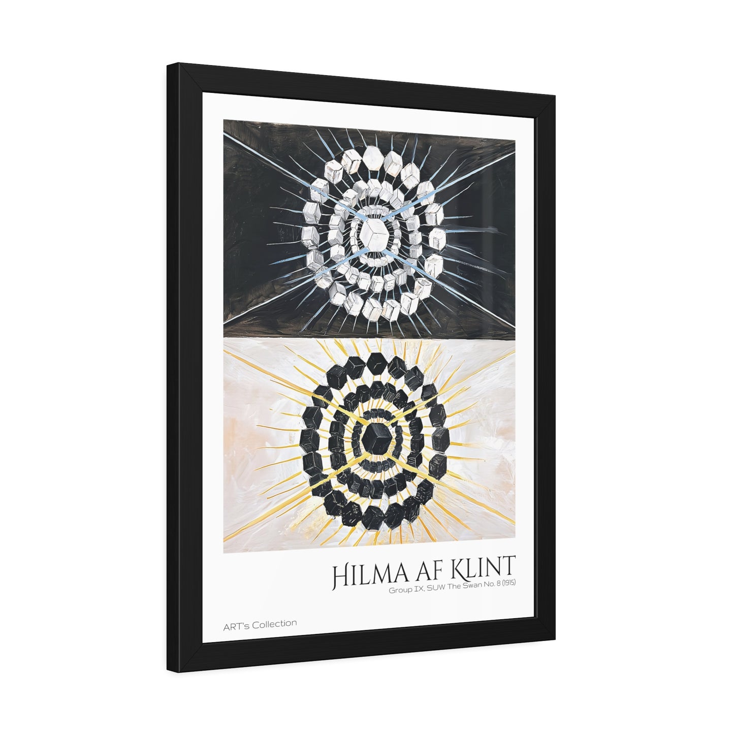 Group IX, SUW The Swan No. 8 (1915) by Hilma af Klint / Affiche Encadrée série ART's Collection