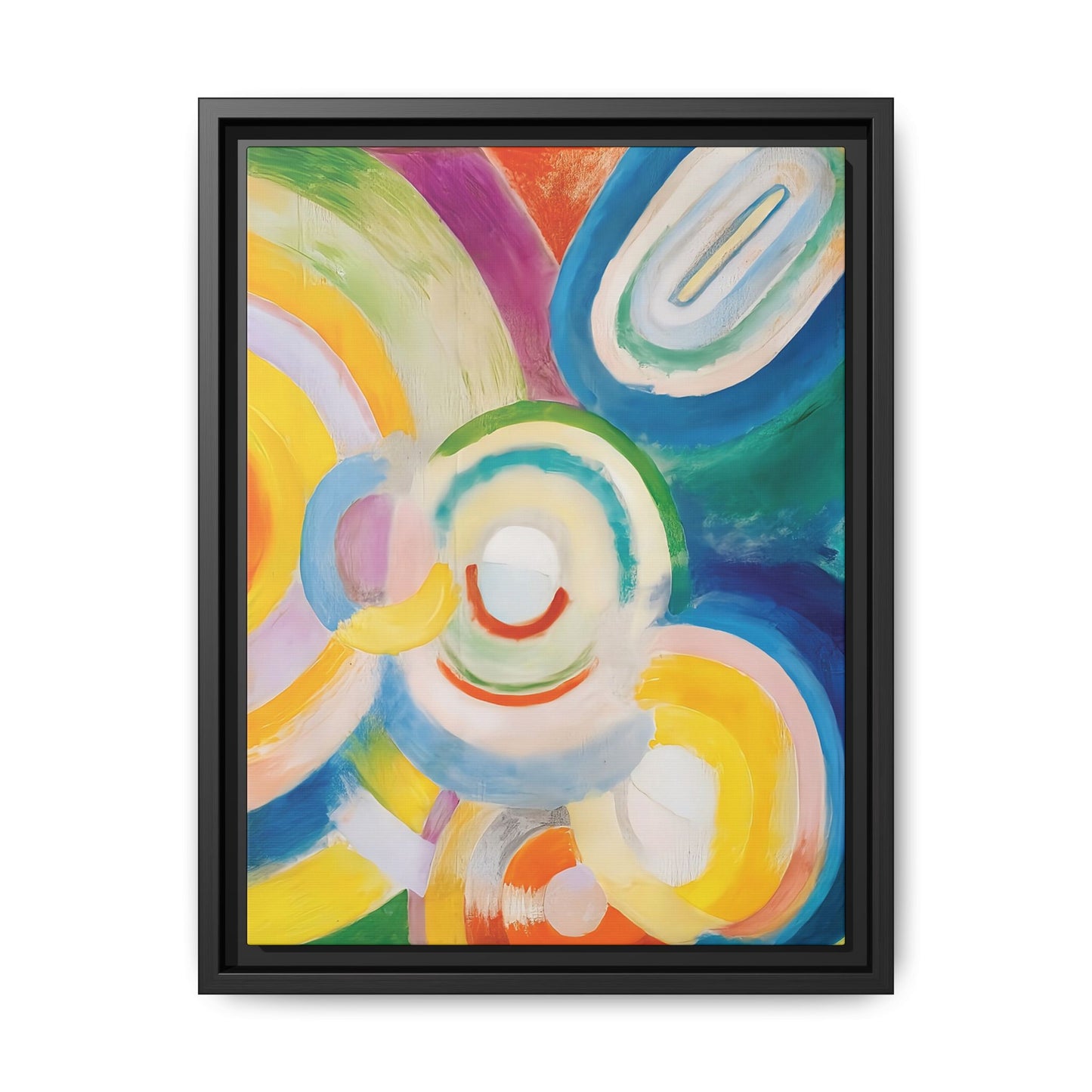 Disques Colorés (1913) by Robert Delaunay / Toile encadrée sur caisse américaine
