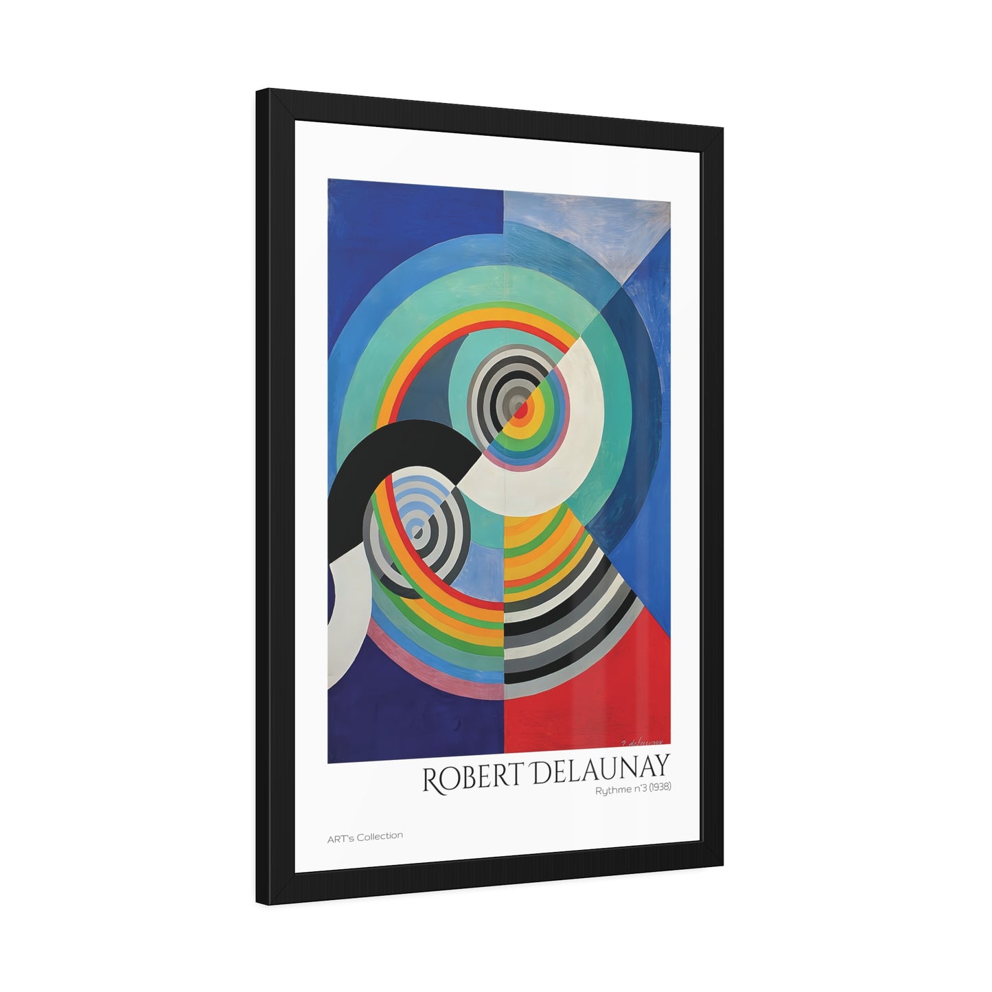Rythme N.3 (1938) by Robert Delaunay / Affiche Encadrée série ART's Collection