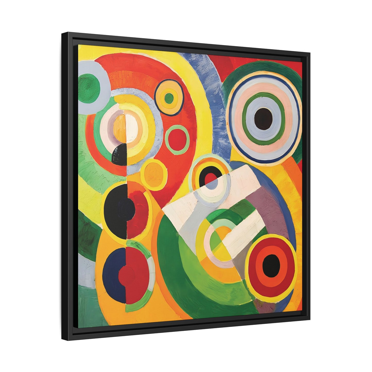 Rythme, Joie de vivre (1930) by Robert Delaunay / Toile encadrée sur caisse américaine