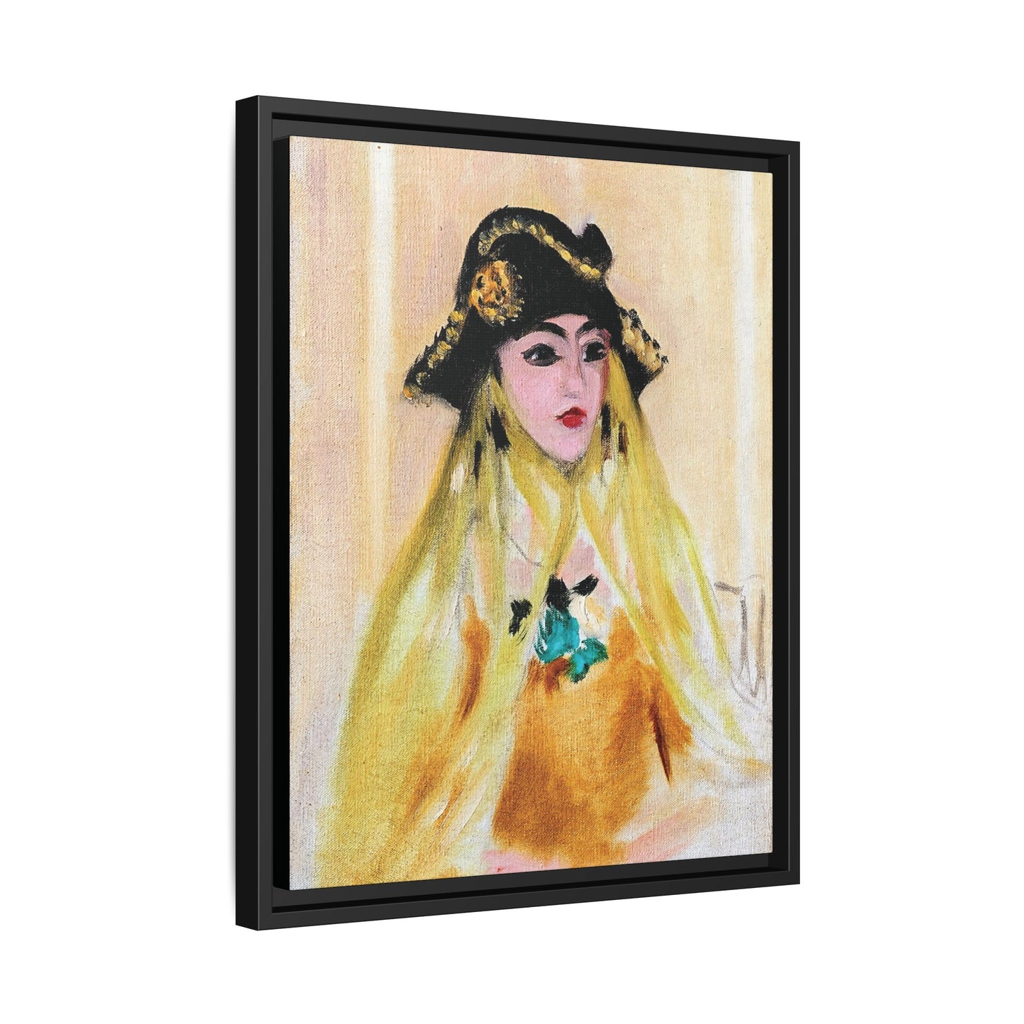 Ancilla (1921) by Henri Matisse / Toile encadrée sur caisse américaine