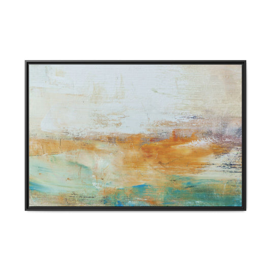 Tableau Naturel Océan "Série Sign Collections" / Toile encadrée sur caisse américaine