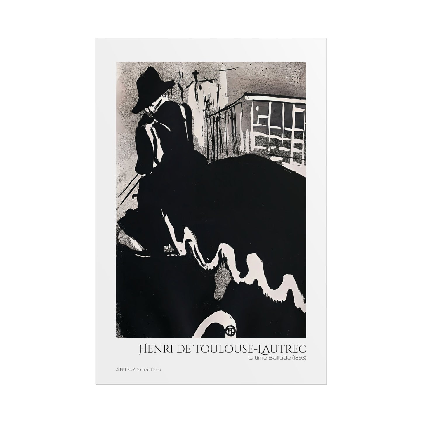 Ultime Ballade (1893) by Henri de Toulouse-Lautrec / Affiche imprimée - Série ART's Collection