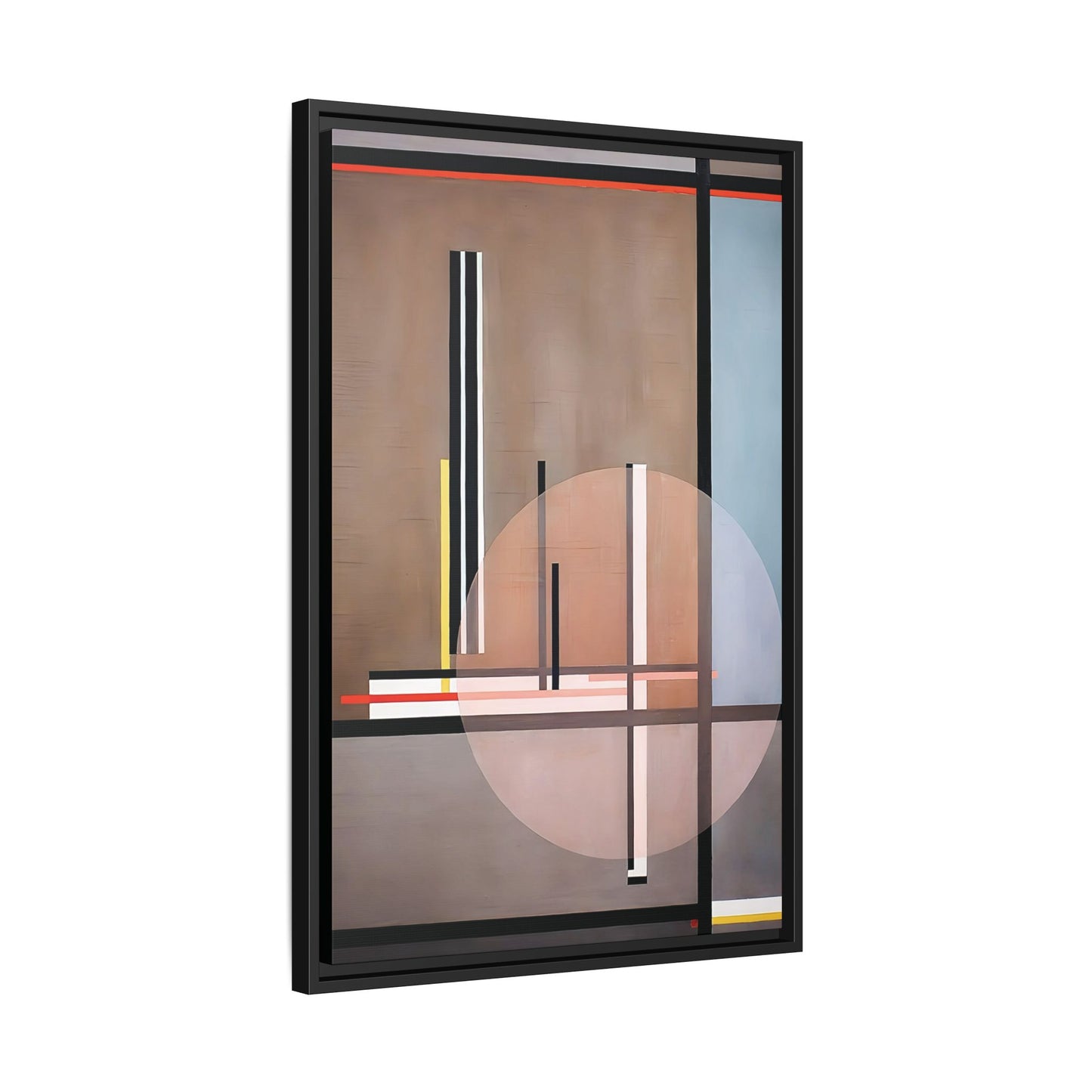 Lis (1922) by László Moholy-Nagy / Toile encadrée sur caisse américaine