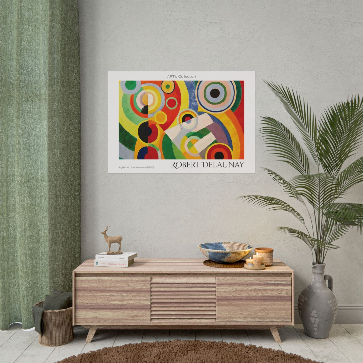 Rythme, Joie de vivre (1930) by Robert Delaunay / Affiche imprimée - Série ART's Collection