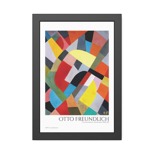 Composition Abstraite (1936-38) by Otto Freundlich / Affiche Encadrée série ART's Collection