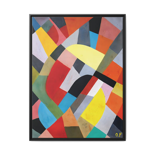 Composition Abstraite (1936-38) by Otto Freundlich / Toile encadrée sur caisse américaine