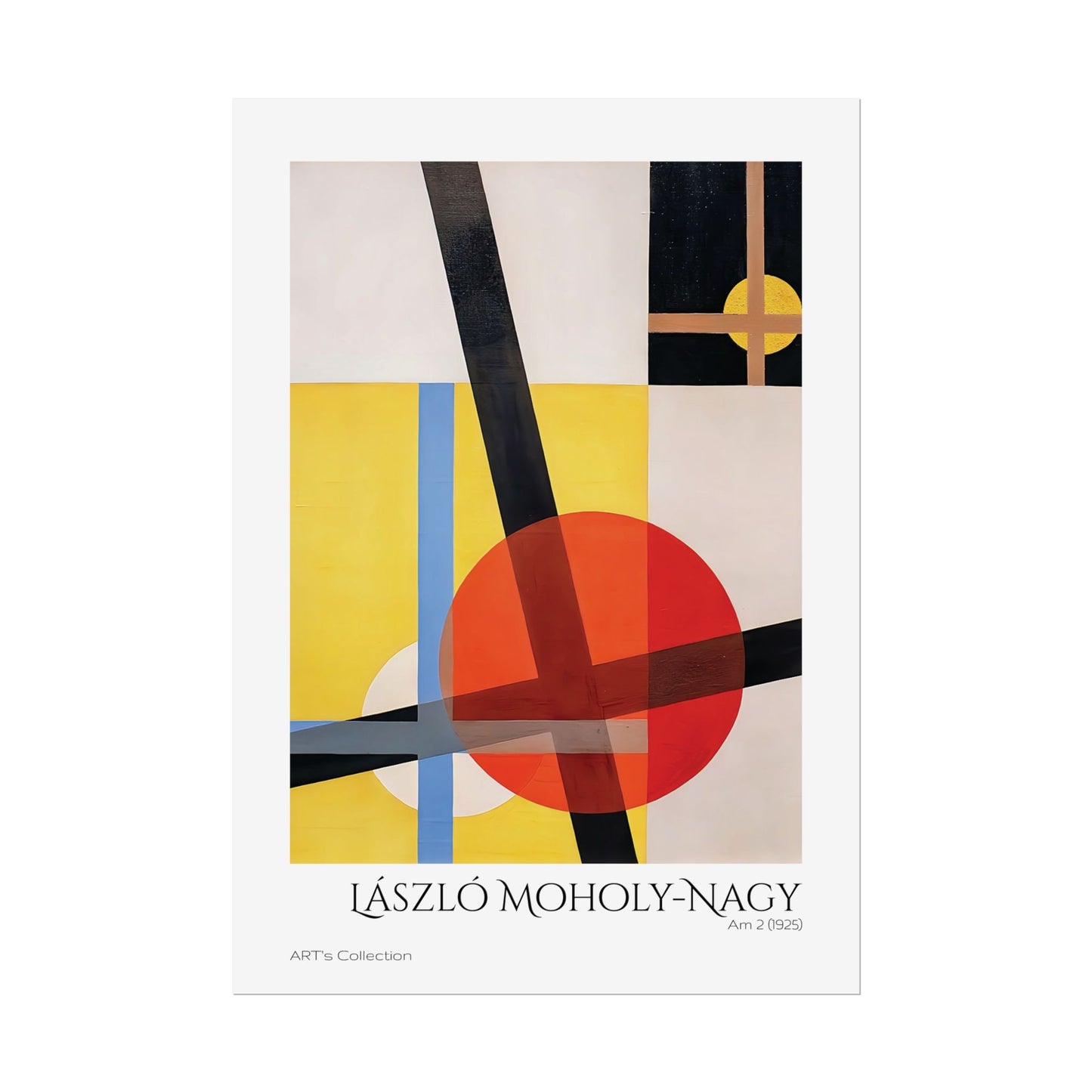Am 2 (1925) by László Moholy-Nagy / Affiche imprimée - Série ART's Collection