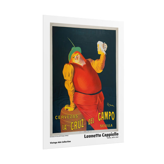 Cervezas la Cruz del Campo (1906) by Leonetto Cappiello / Affiche imprimée - Série Vintage Ads Collection