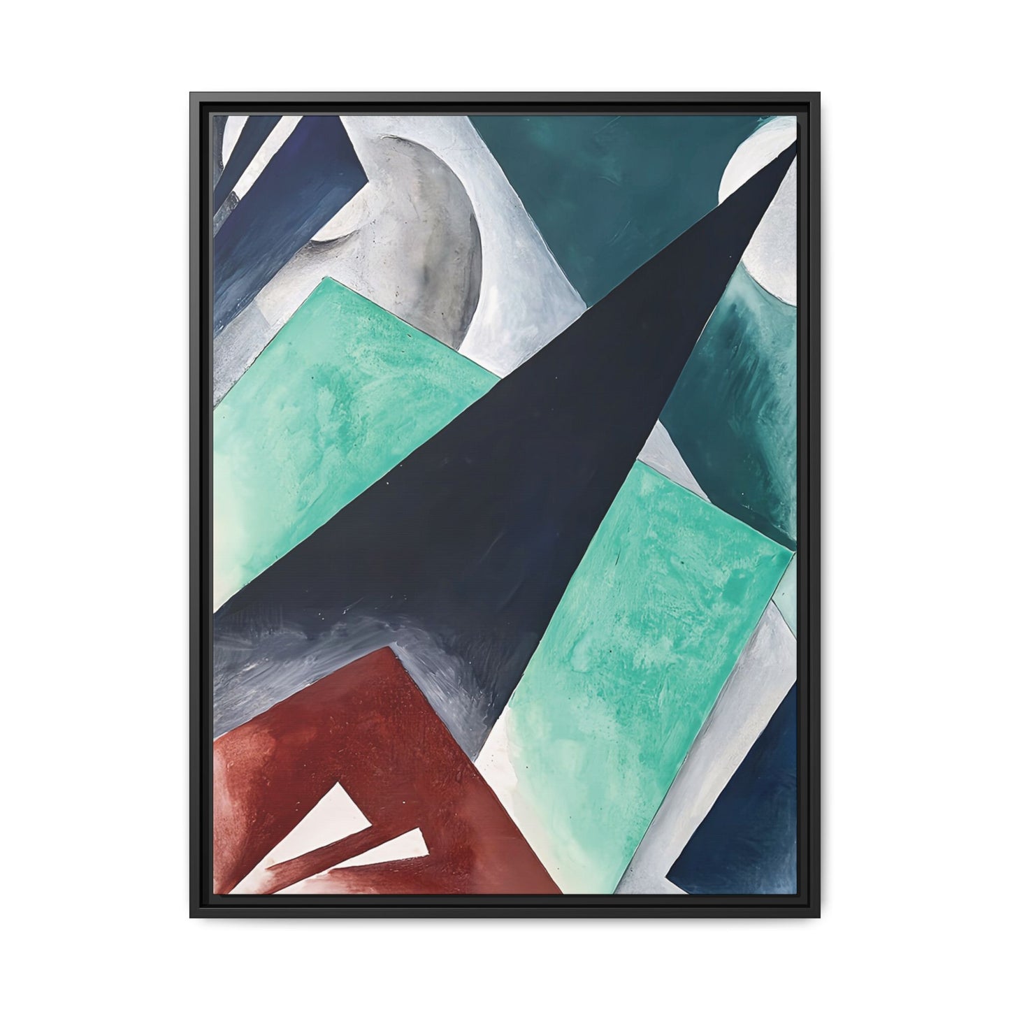 Painterly Architectonic (1918) by Lyubov Popova / Toile encadrée sur caisse américaine