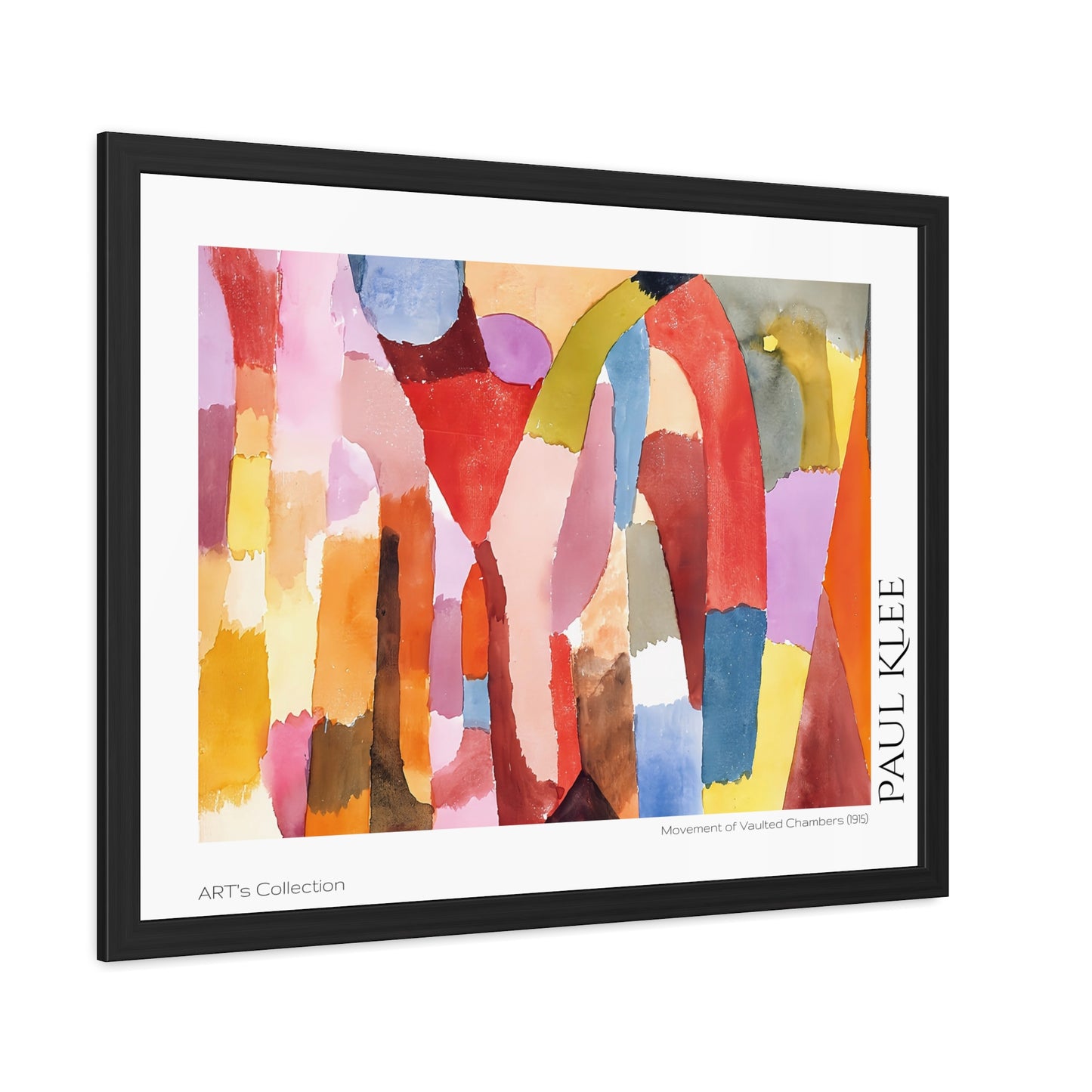 Movement of Vaulted Chambers (1915) by Paul Klee / Affiche Encadrée série ART's Collection
