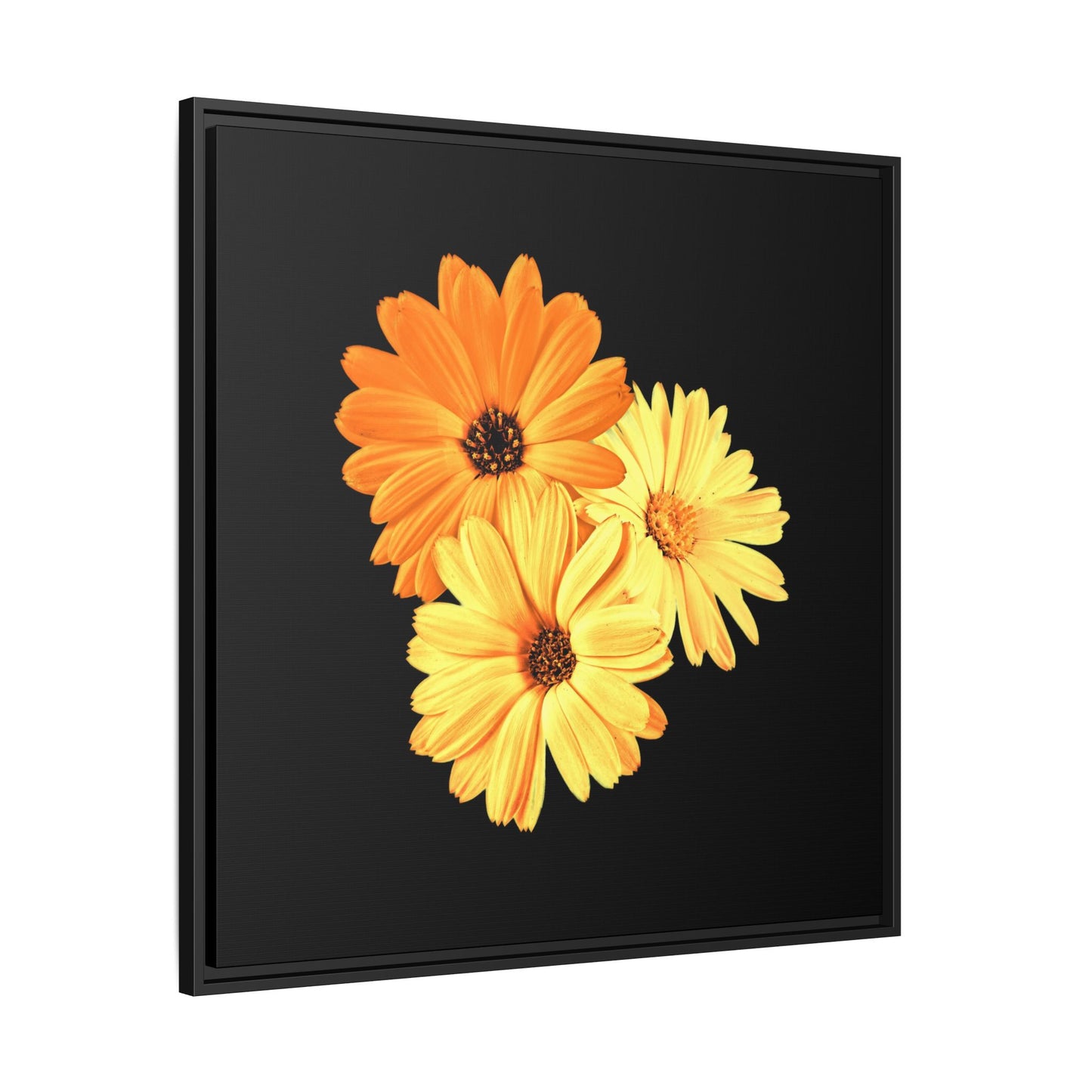 Collection Signature "FLORAL Numéro 8" sur Toile encadrée avec caisse américaine