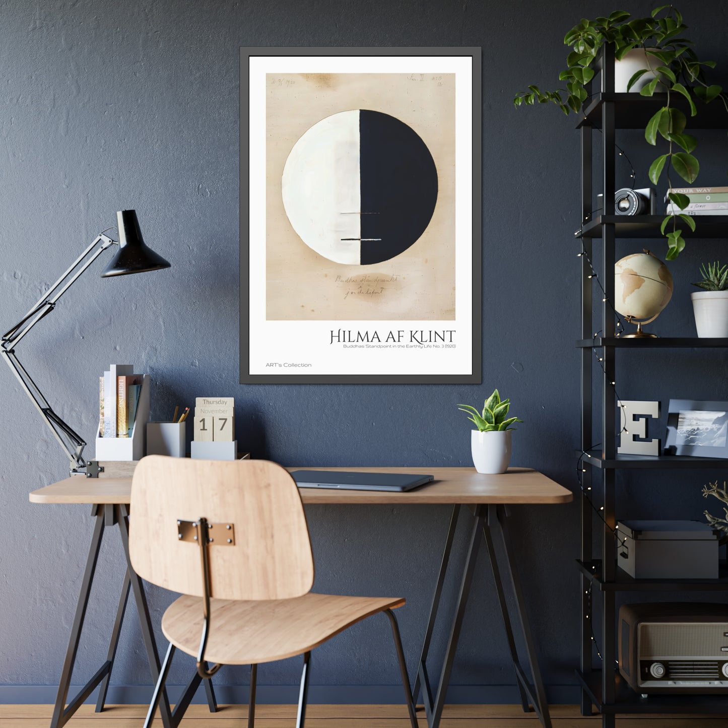 Buddhas Standpoint in the Earthly Life No. 3 (1920) by Hilma af Klint / Affiche Encadrée série ART's Collection