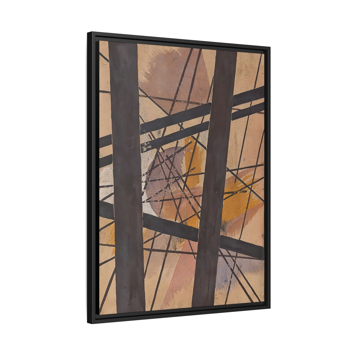 Raum-Kraft Komposition (1921-22) by Lyubov Popova / Toile encadrée sur caisse américaine
