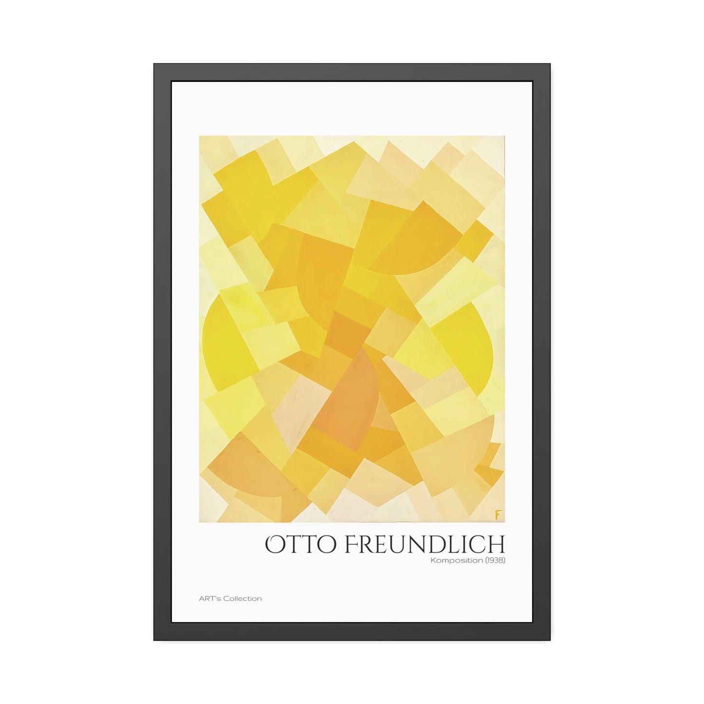 Komposition (1938) by Otto Freundlich / Affiche Encadrée série ART's Collection