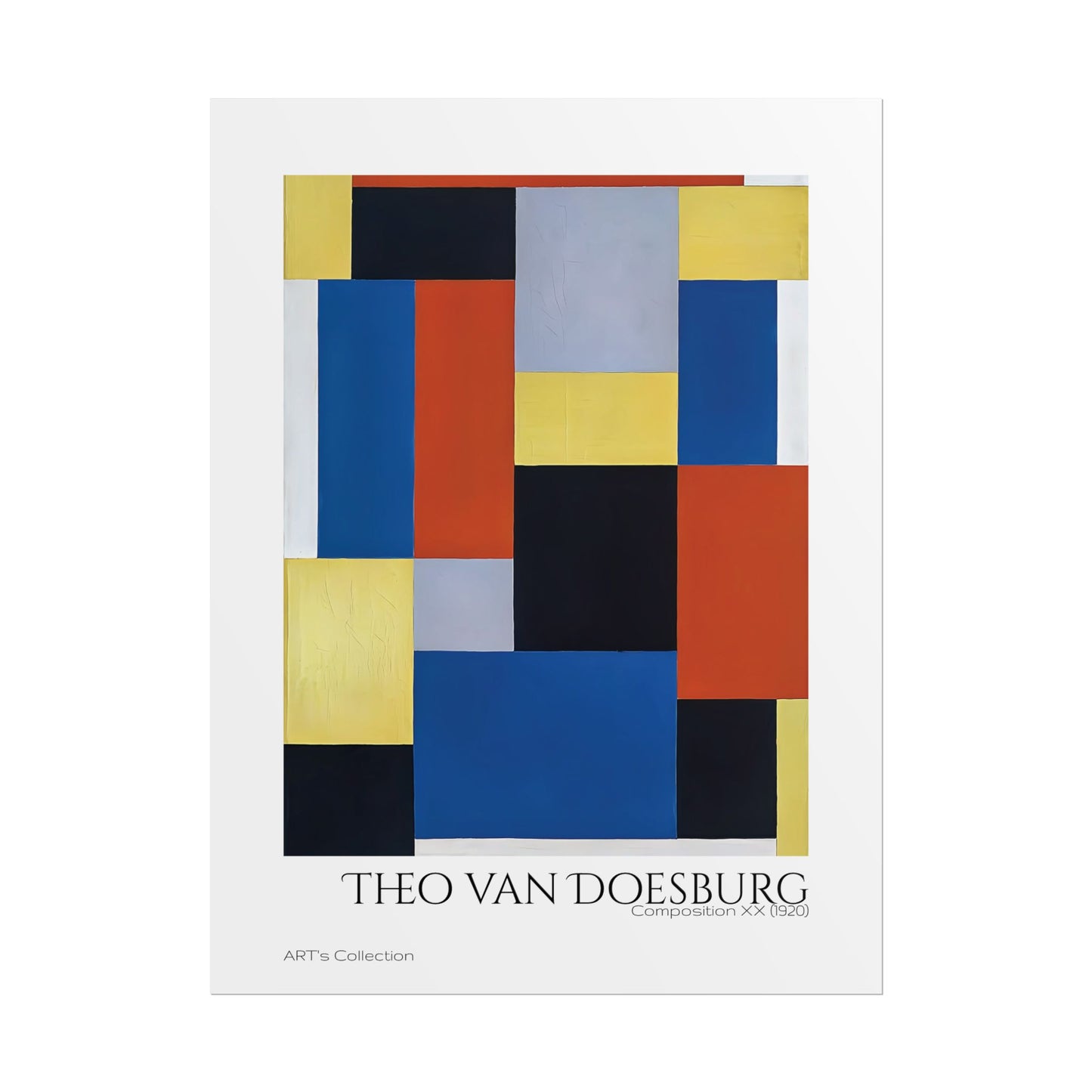 Composition XX (1920) by Theo van Doesburg / Affiche imprimée - Série ART's Collection