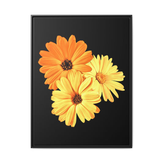 Collection Signature "FLORAL Numéro 8" sur Toile encadrée avec caisse américaine