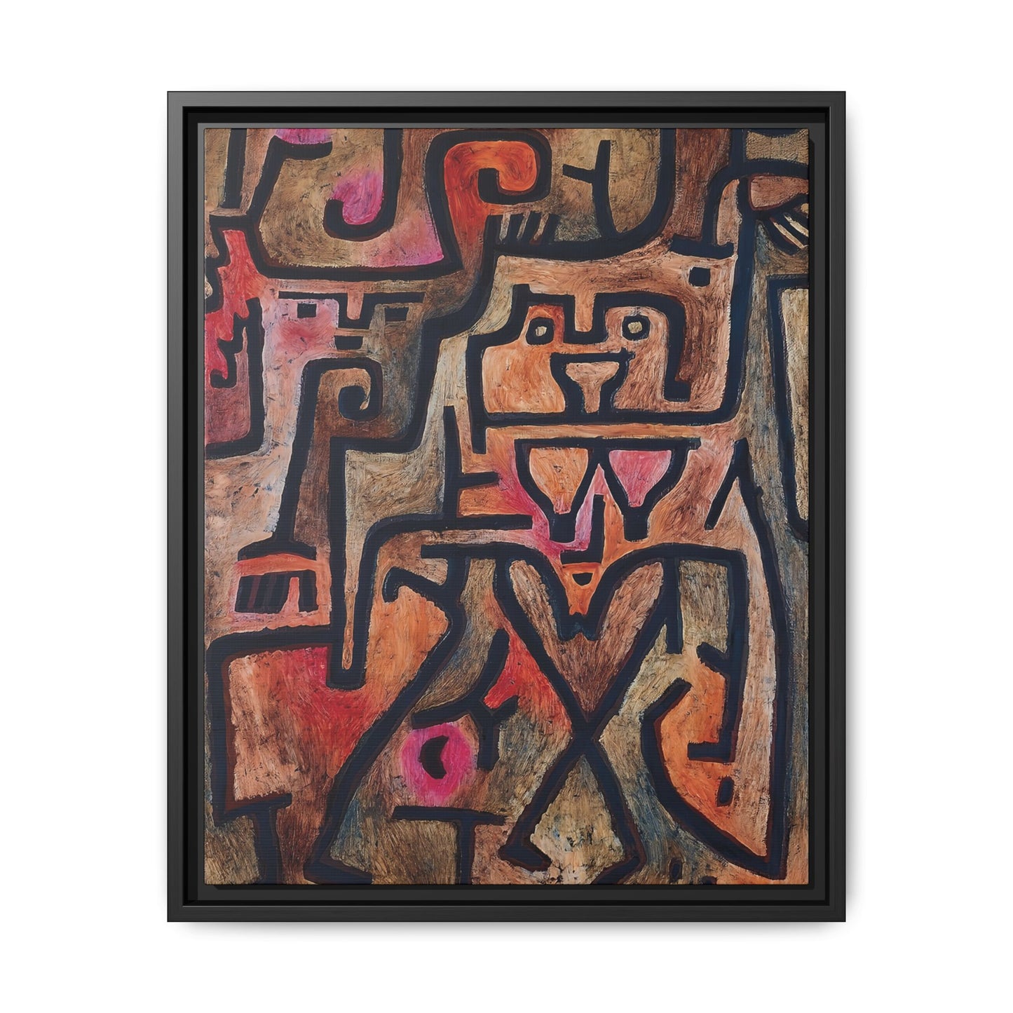 Forest Witches (1938) by Paul Klee / Toile encadrée sur caisse américaine